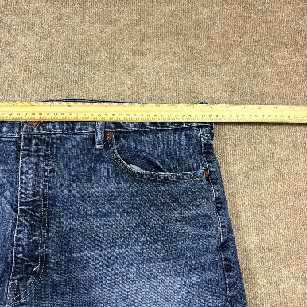 Levi's 505 Jeans Mens 40X30 Blue Denim Straight Leg High Rise Casual Medium Wash